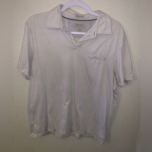 Banana Republic White Polo Shirt Men’s Size Large